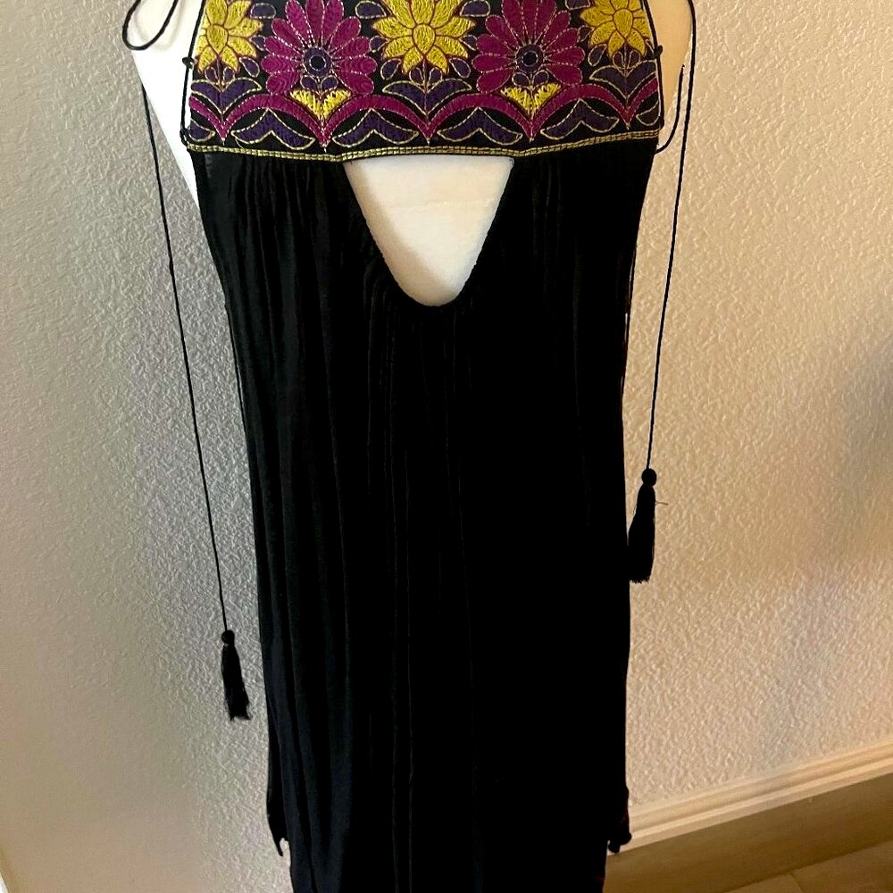 Free People Embroidered Tunic Top / Dress